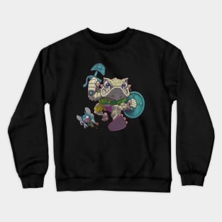 Napoleon Bonafrog Mutant Frog Ally Punk Crewneck Sweatshirt